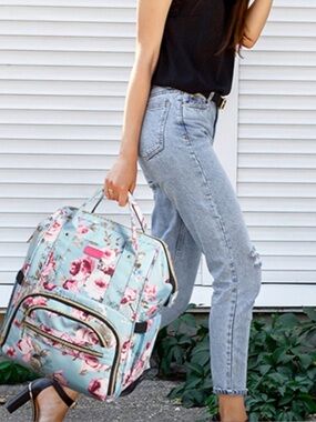 KAOME NWT Multi-use Floral Travel 3-1 Backpack